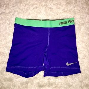 Nike Pro Spandex Blue